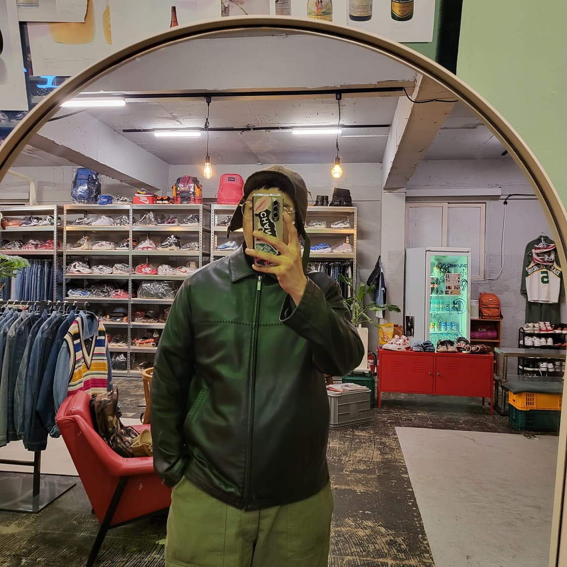 Nottinghill 레더 자켓 (100) 상품이미지2