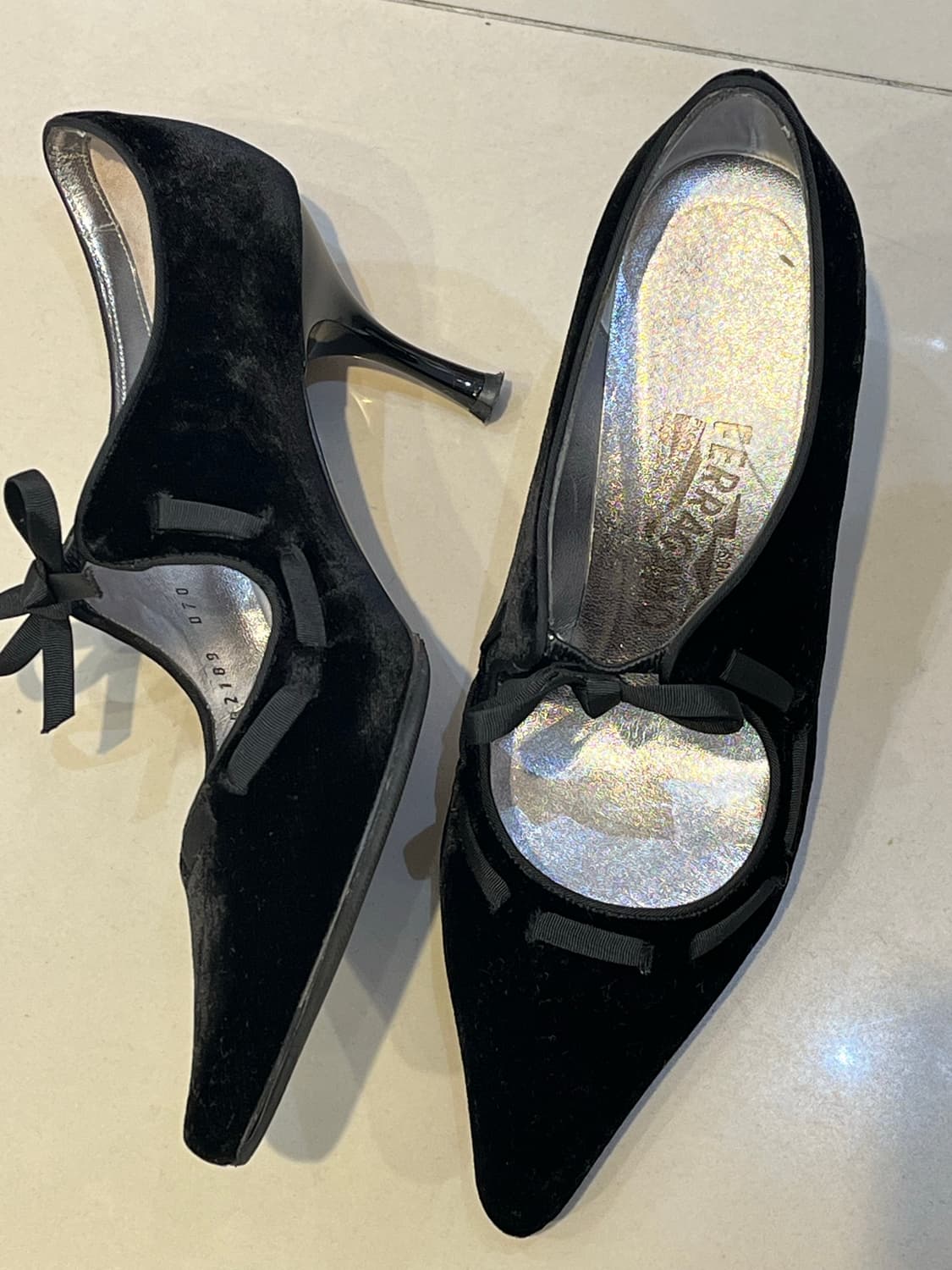 페르가모 벨벳구두 상품이미지2