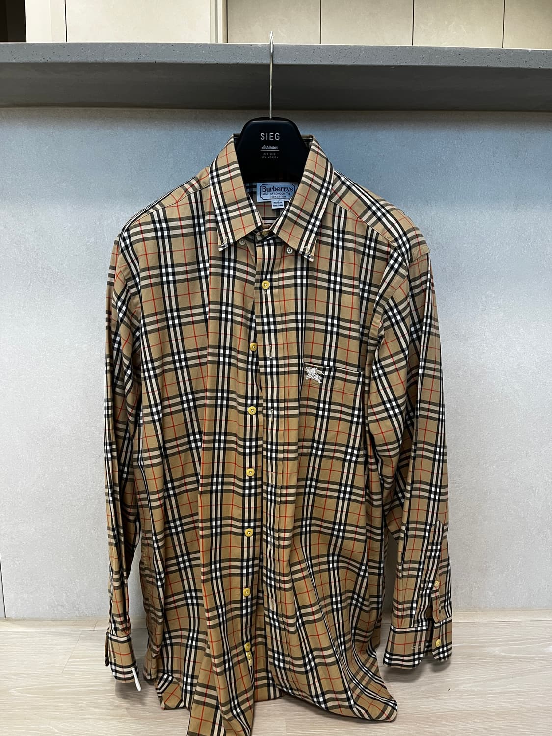 버버리 노바체크 셔츠 상품이미지1