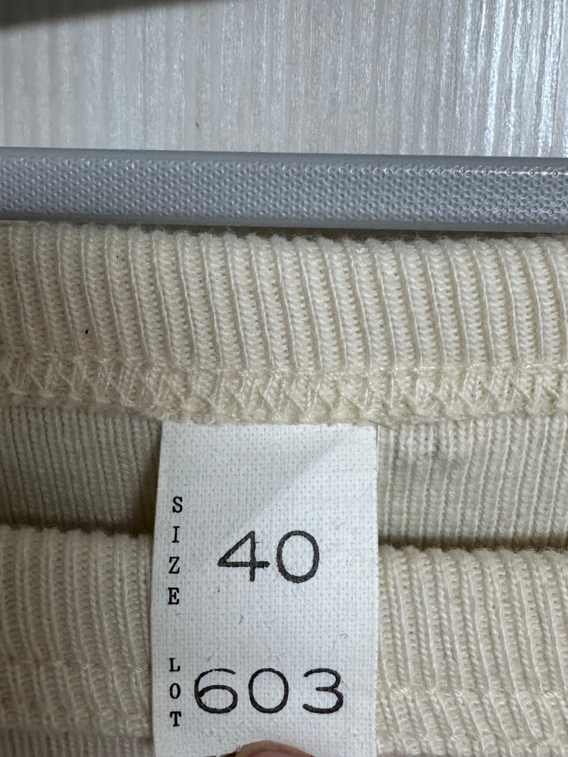 타이가 타카하시 LOT 603 스웻셔츠 아이보리 상품이미지4