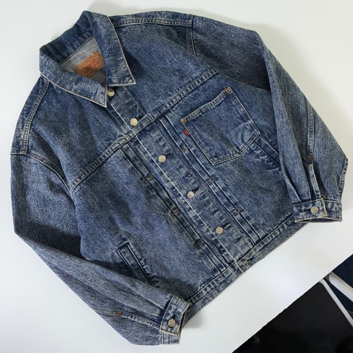 Levi's  리바이스 90,s 1세대 타입 데님 트러커 자켓 상품이미지2