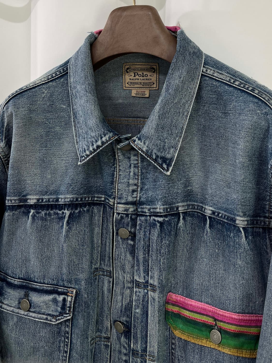 폴로 랄프로렌 2type 렌튼 디스트레스드 리페어 트러커 자켓 상품이미지5