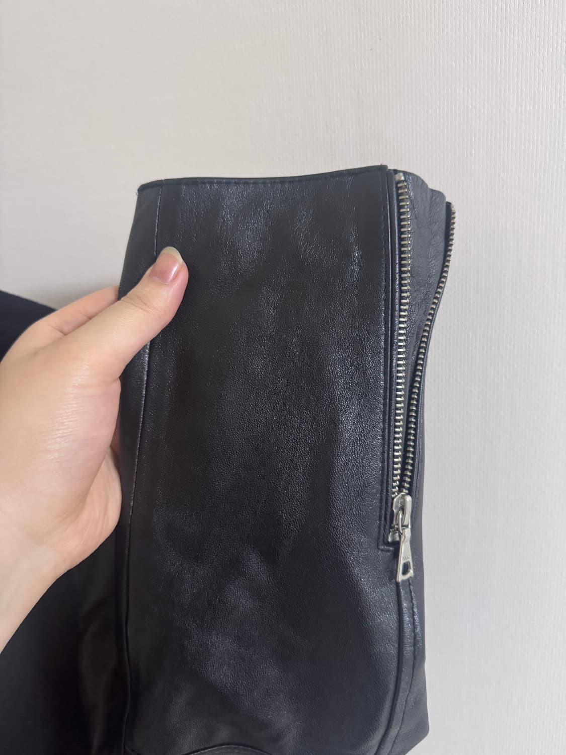 로파이 울/양가죽 바시티 자켓 L 상품이미지4