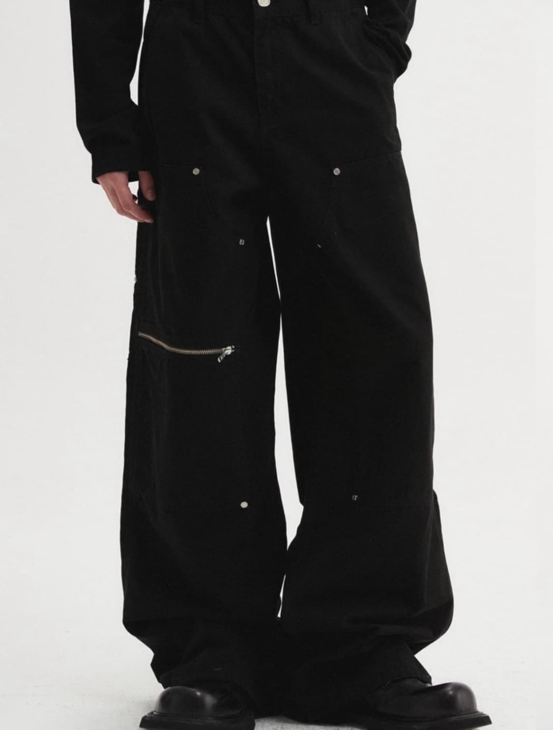 DNSR 카펜터 팬츠 블랙 XL 상품이미지1