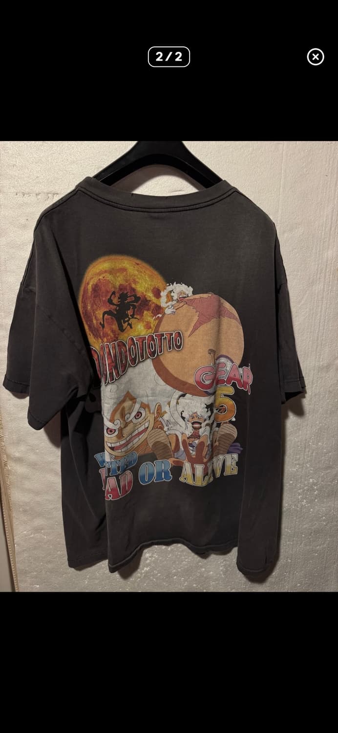[3XL]세인트 미카엘 x 원피스 루피 기어5 티셔츠 상품이미지2