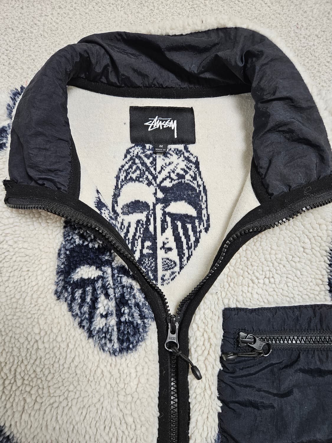 스투시 마스크 쉐르파 플리스 자켓 상품이미지7