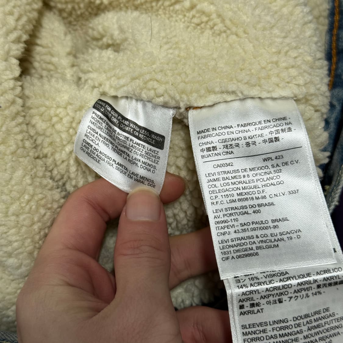 리바이스 오리지널 쉐르파 데님 트러커 자켓 상품이미지8