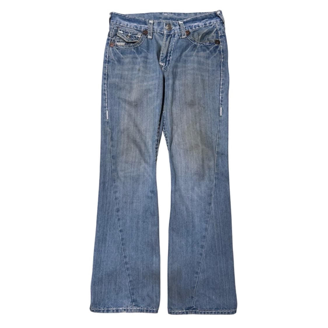 트루릴리전 월드투어 플레어 부츠컷 데님팬츠 상품이미지3