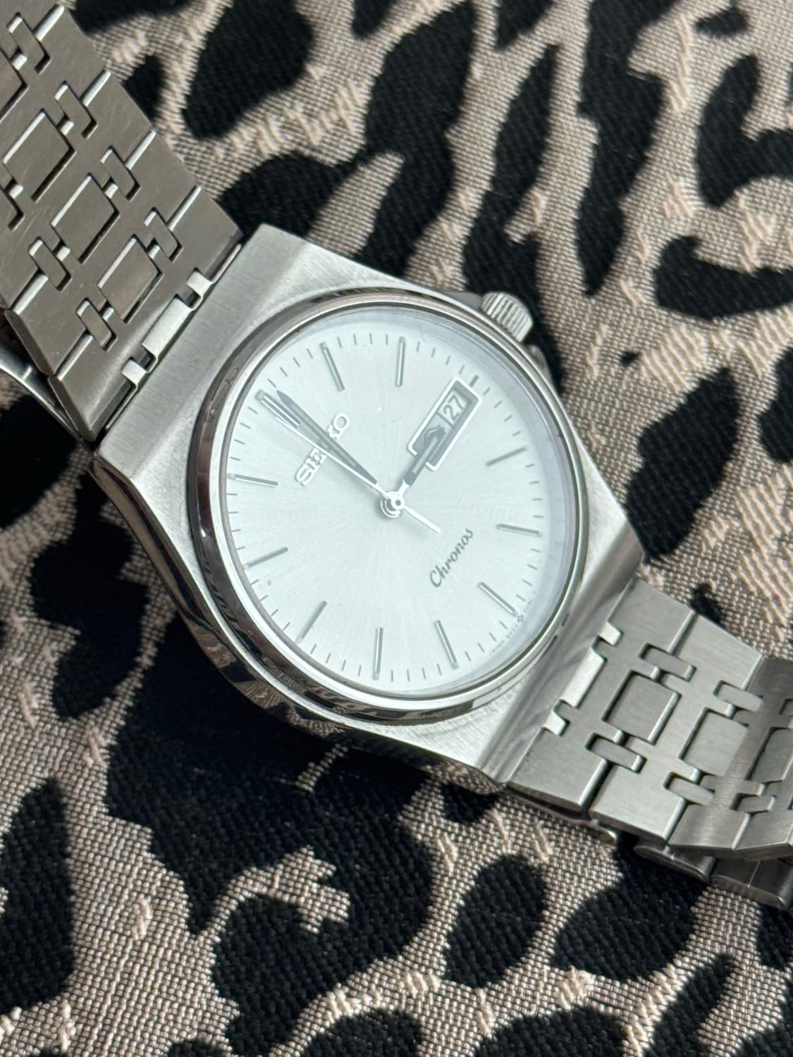 80s 빈티지 세이코 크로노스 쿼츠 상품이미지3