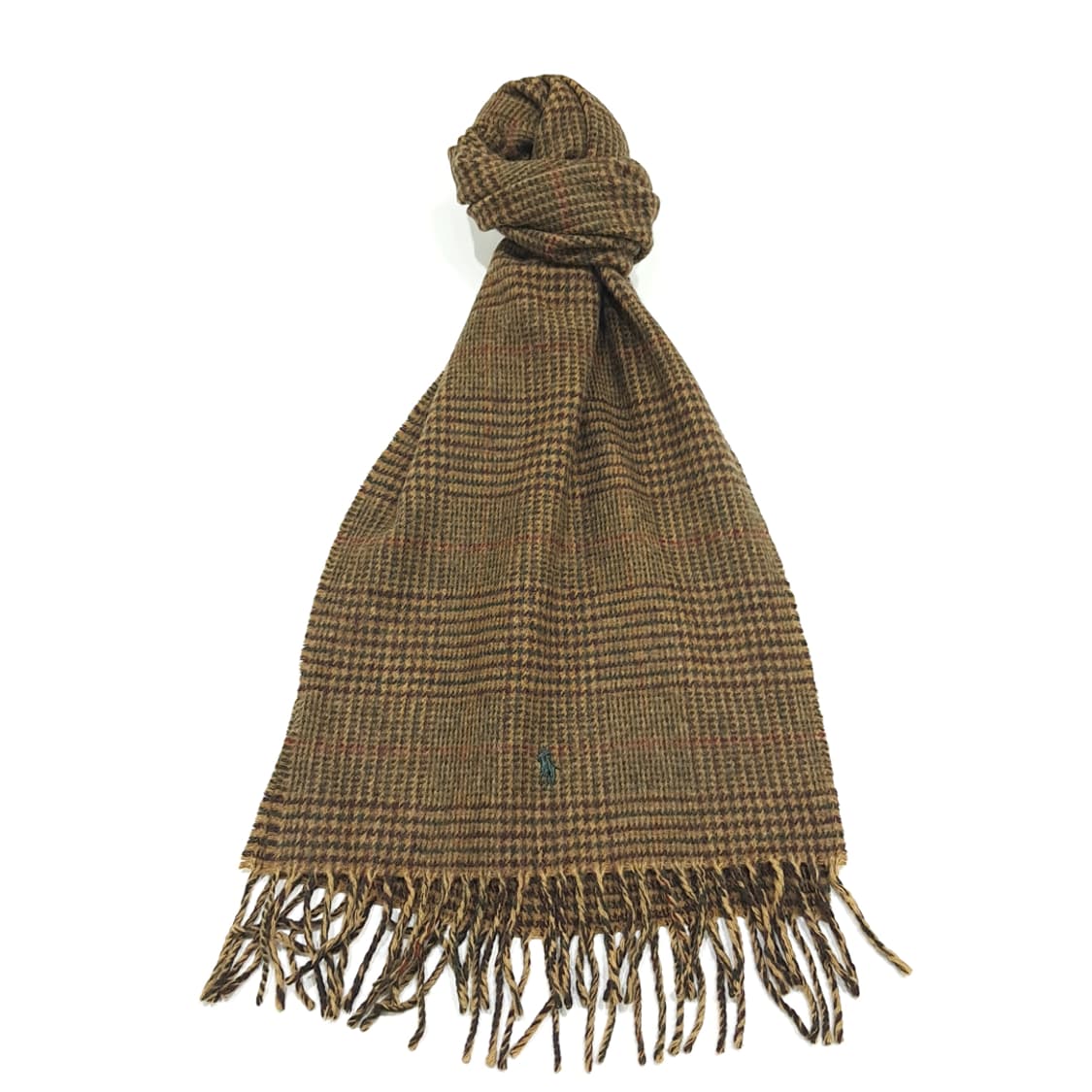 MX365 폴로 랄프로렌 캐시미어 블렌드 글렌체크 머플러 상품이미지1