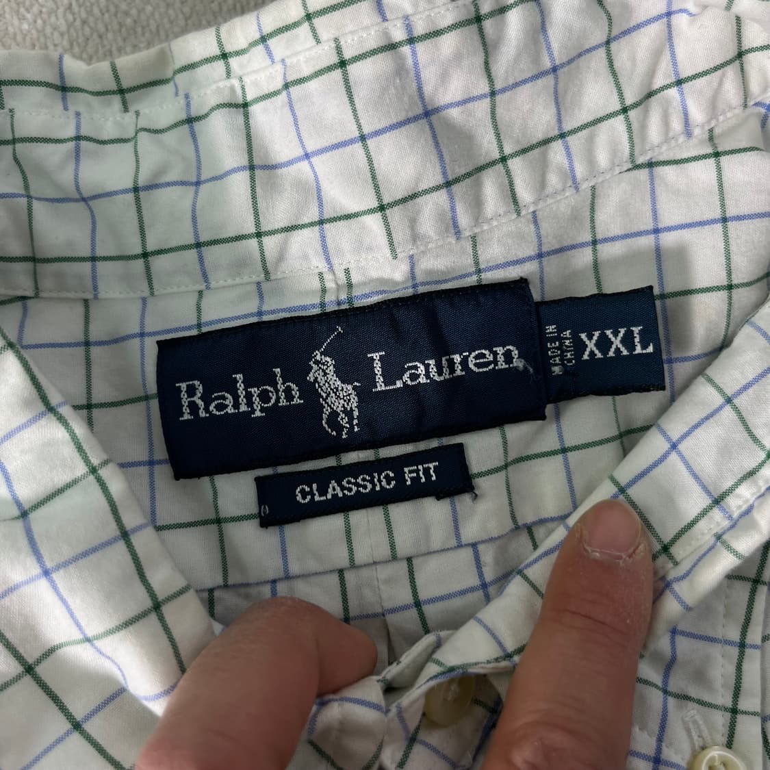 110 폴로랄프로렌 빈티지 체크 셔츠  상품이미지4