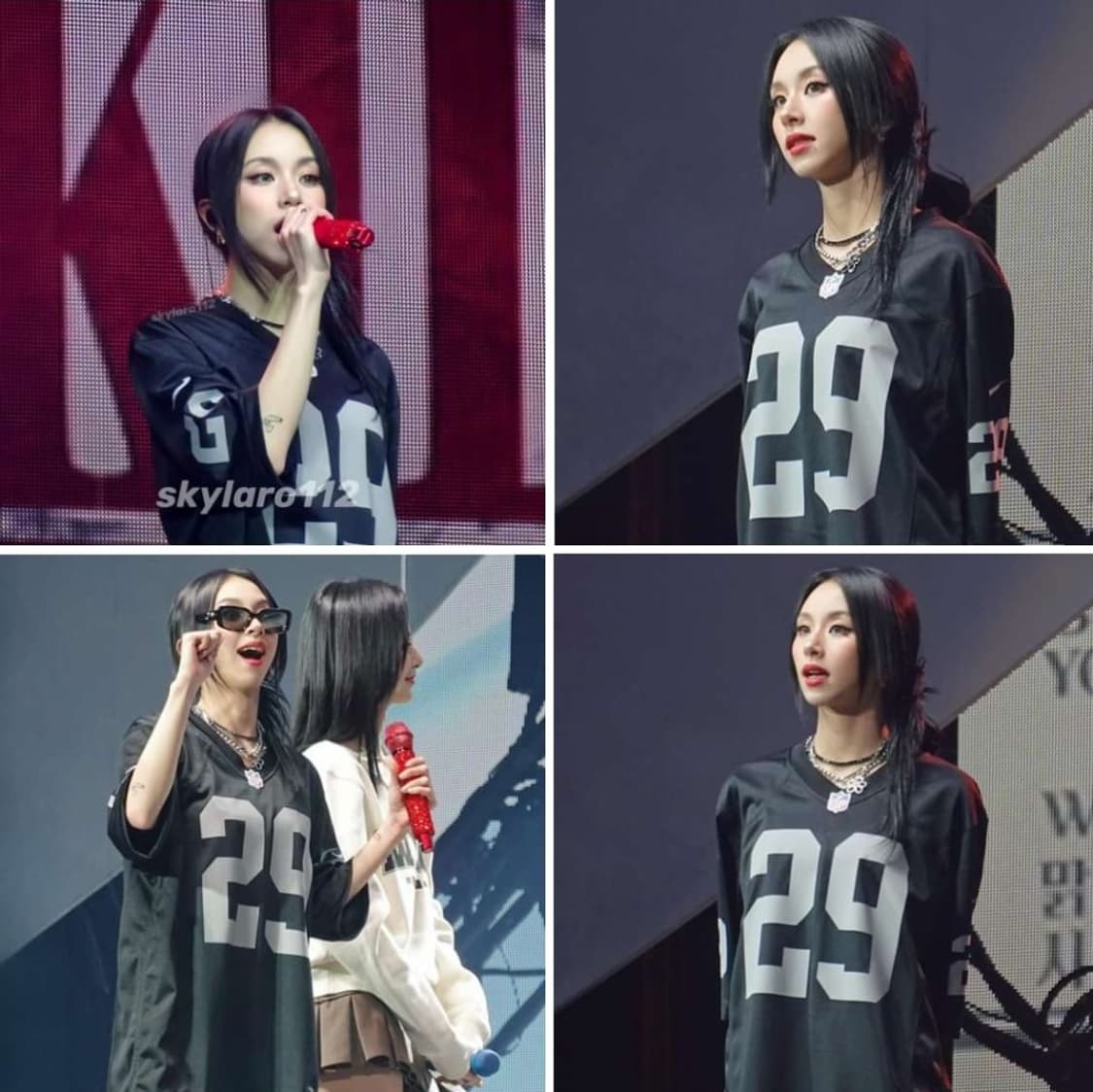 채영 착용) NFL 오버사이즈 풋볼 저지 상품이미지2