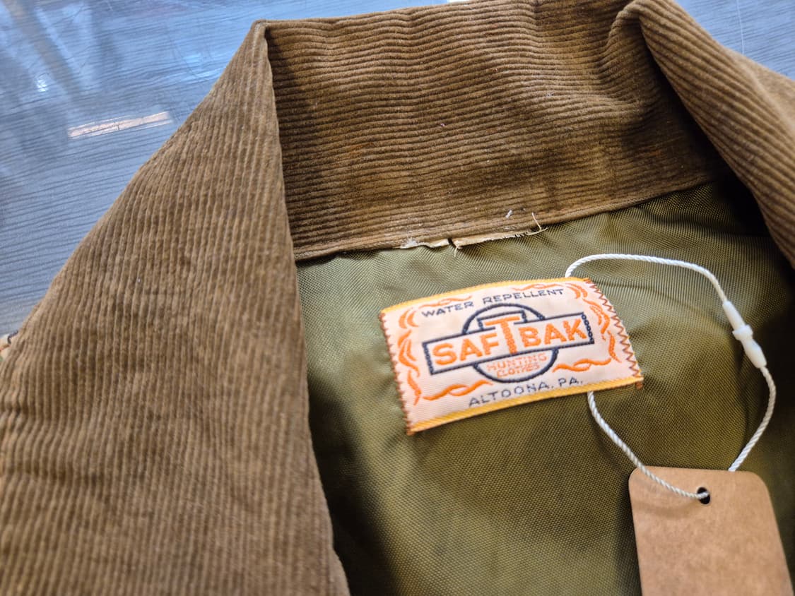 80s SAFTBAK 덕 카모 헌팅 자켓 상품이미지10