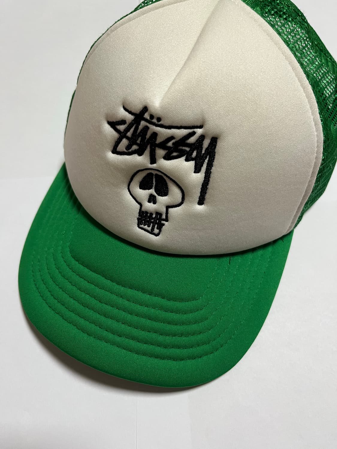 스투시 스컬 매쉬캡 상품이미지3