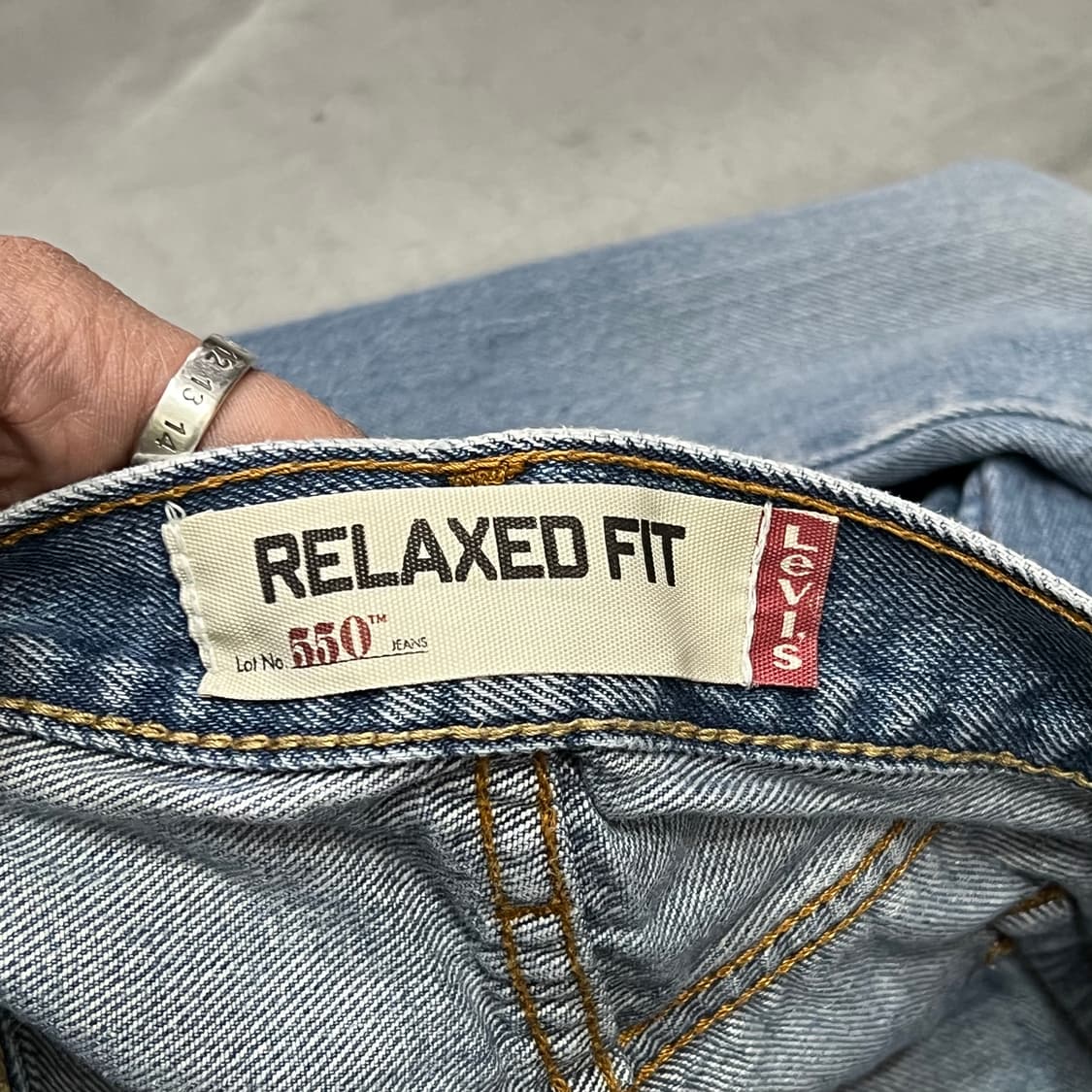  리바이스 550 블랭크탭 데님팬츠 y15243 상품이미지6