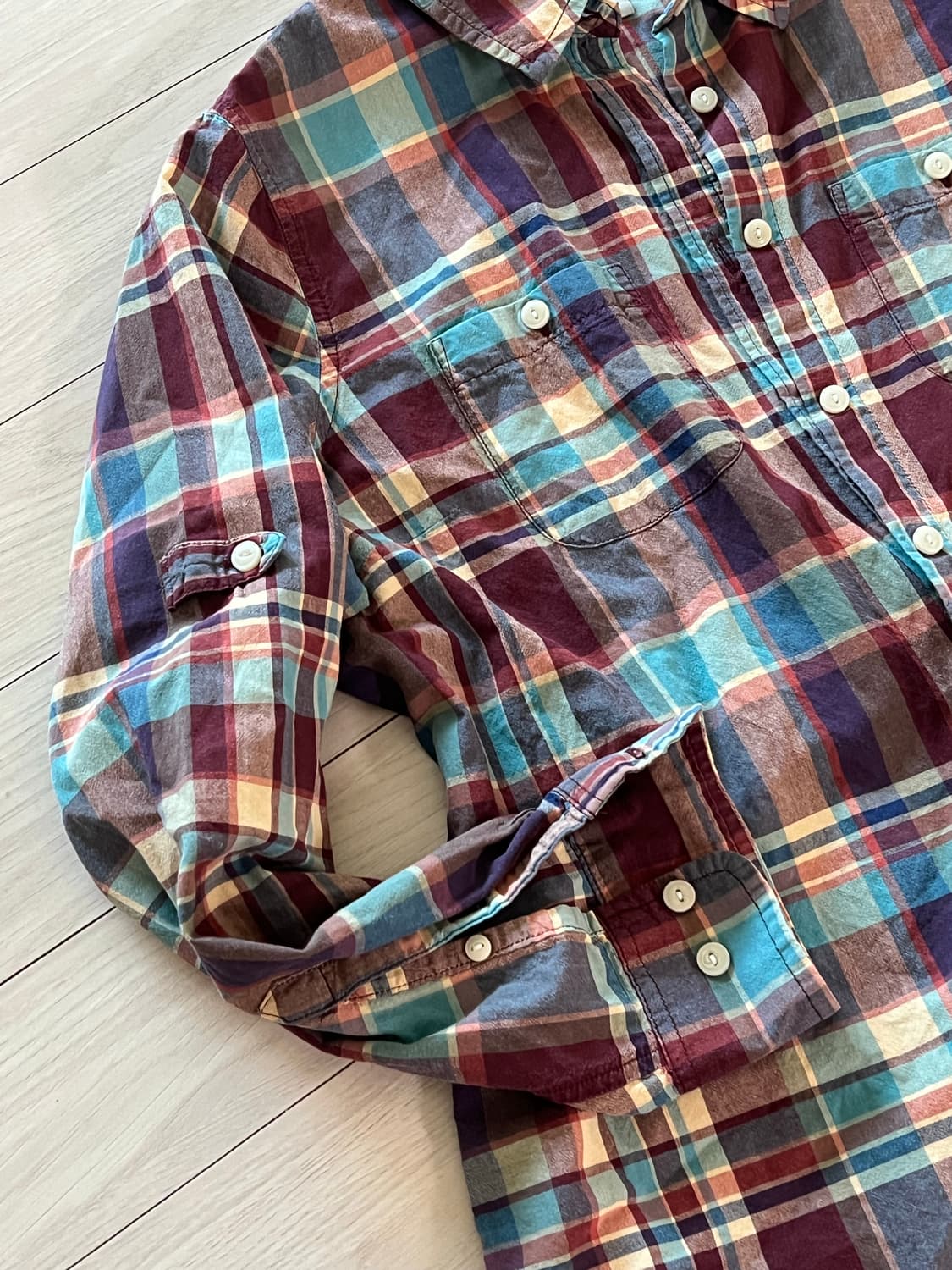 LL Bean 체크 남방 상품이미지5