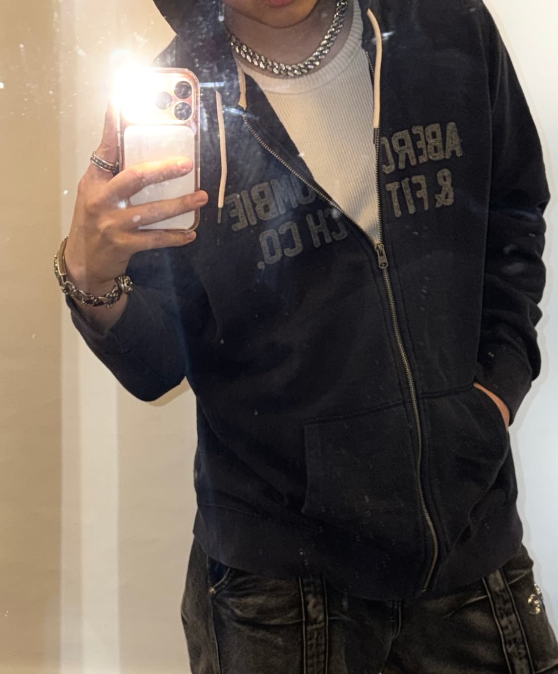 아베크롬비 y2k 후드집업 상품이미지2