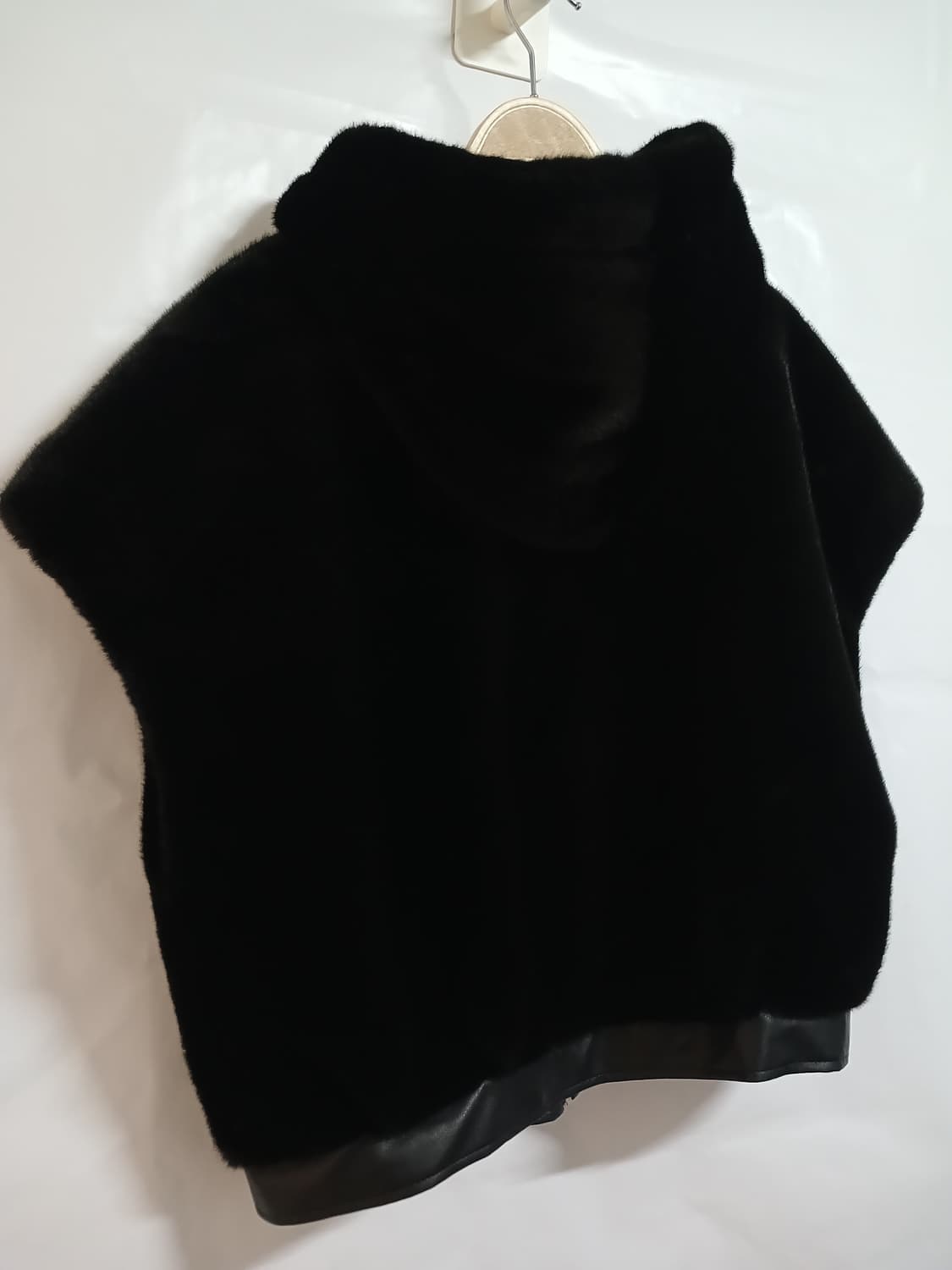 (95)인조 밍크퍼 후드조끼 상품이미지5