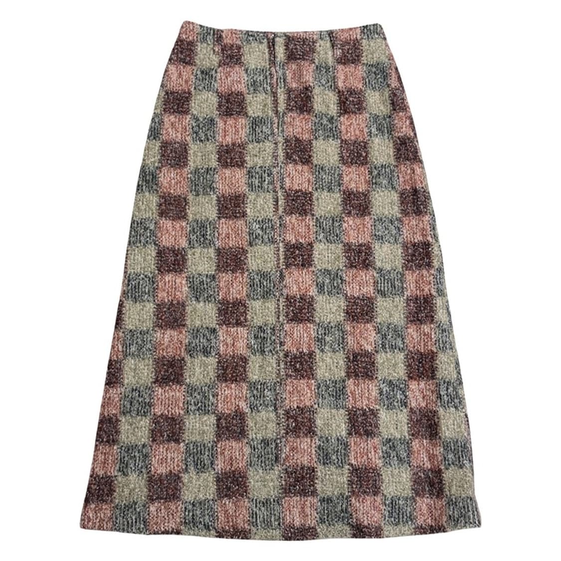 체크 울 스커트 L 상품이미지6