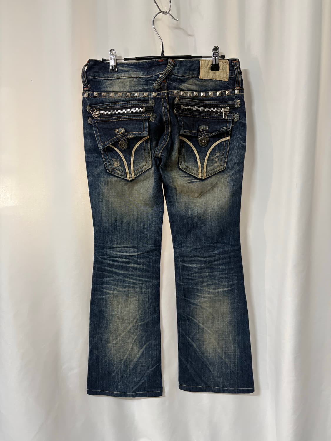 Y2K 로리타진스(Lolita Jeans) 노블 스트레인 자수 부츠컷 상품이미지4