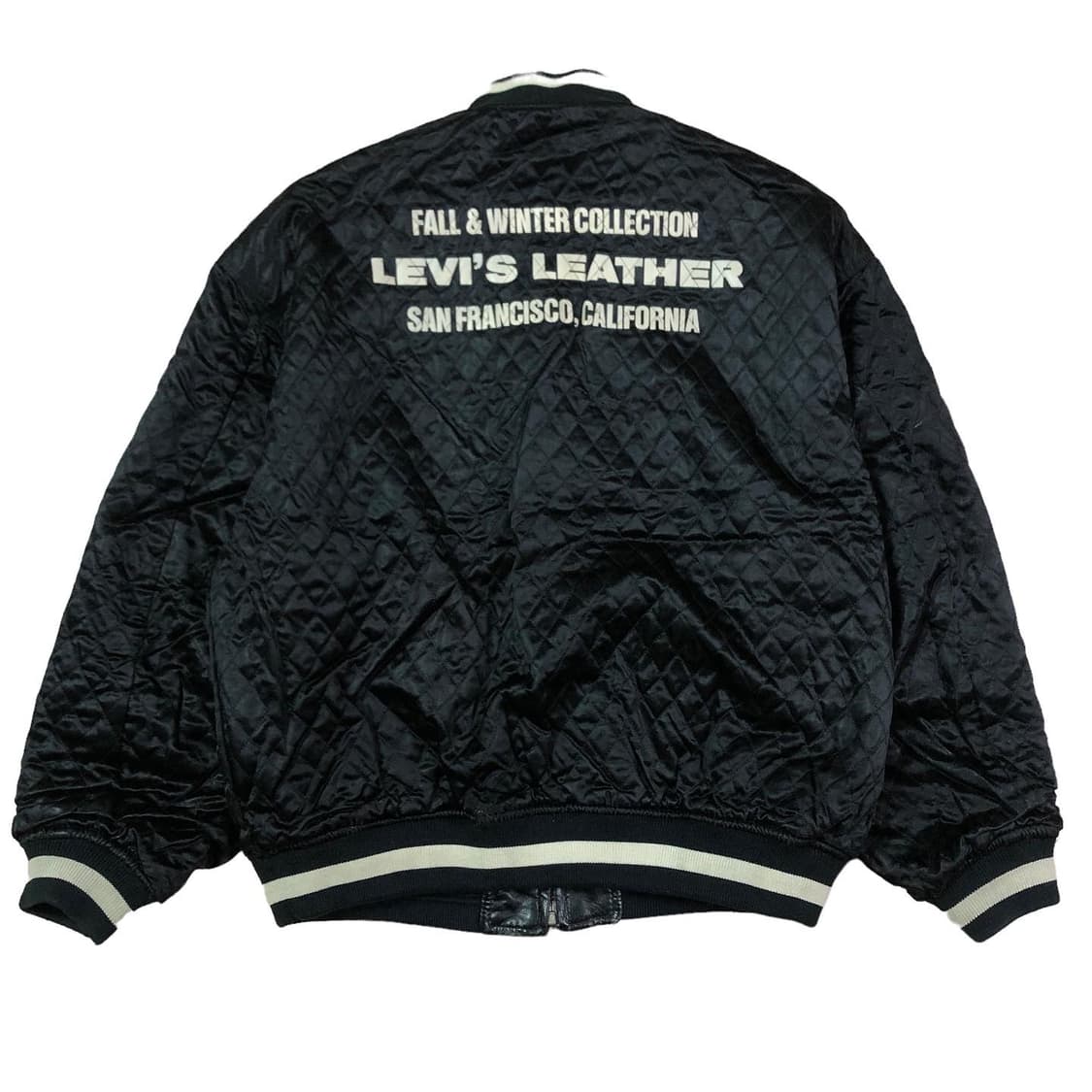 [M~L] 리바이스 백로고 양면 가죽 자켓 상품이미지5