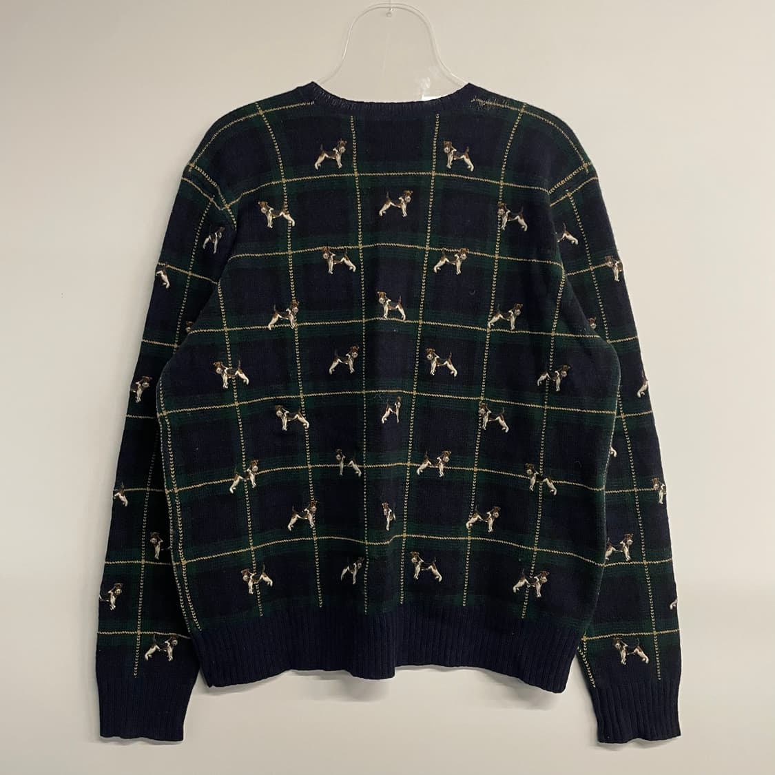 90s 폴로 랄프로렌 헌팅독 플레이드 니트 상품이미지7