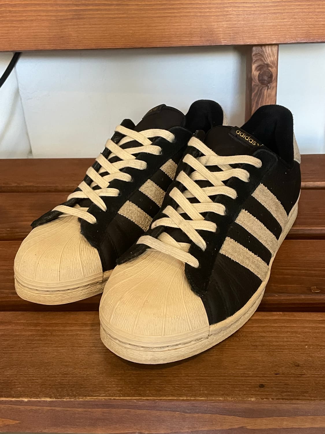 아디다스 슈퍼스타 82 블랙 화이트 상품이미지2