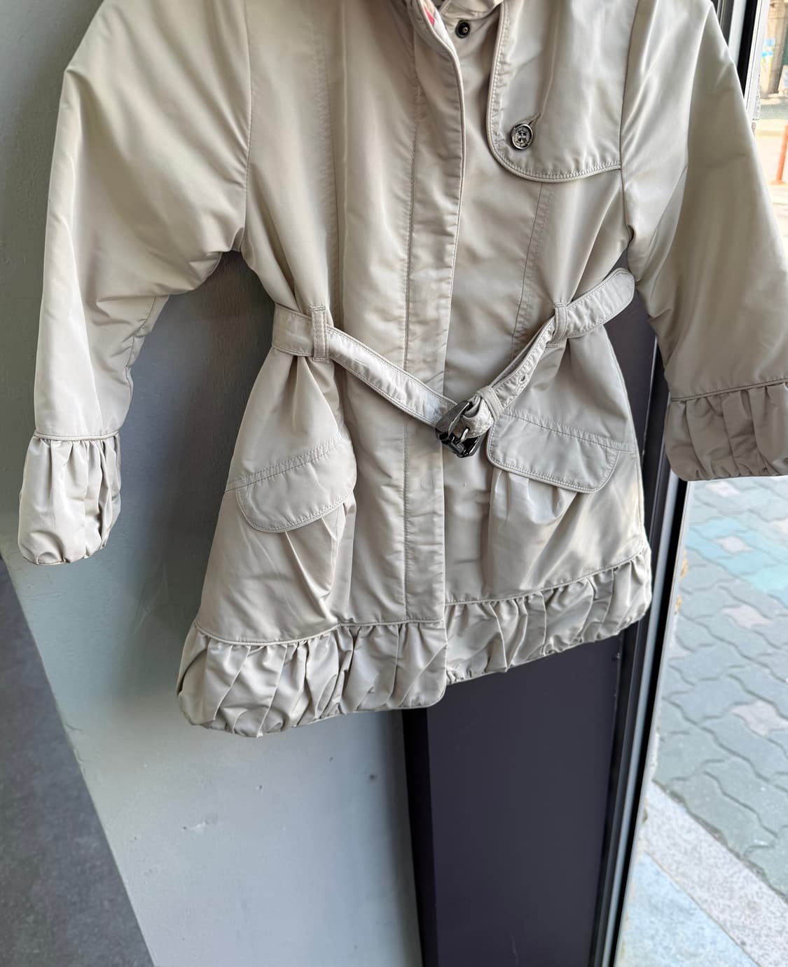 4Y/ 버버리 칠드런 경량 패딩 트렌치코트 상품이미지4