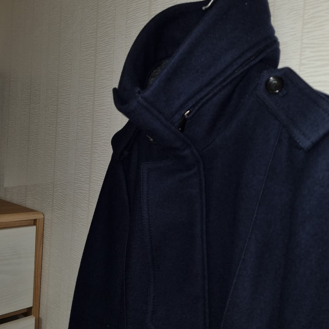 (95) 우영미 하이넥 후드 코트 상품이미지5