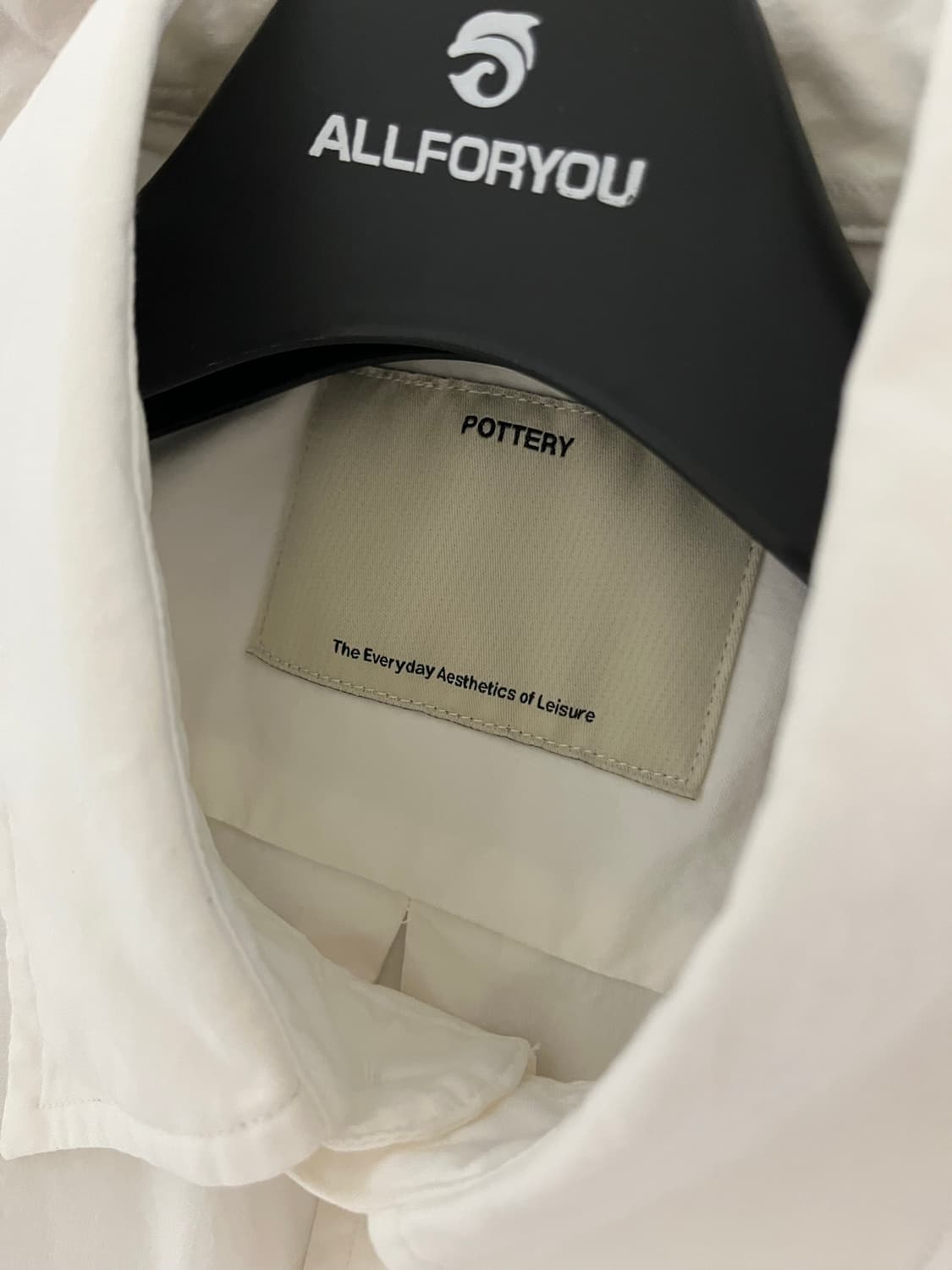 포터리 버튼다운 셔츠 화이트 3 상품이미지3