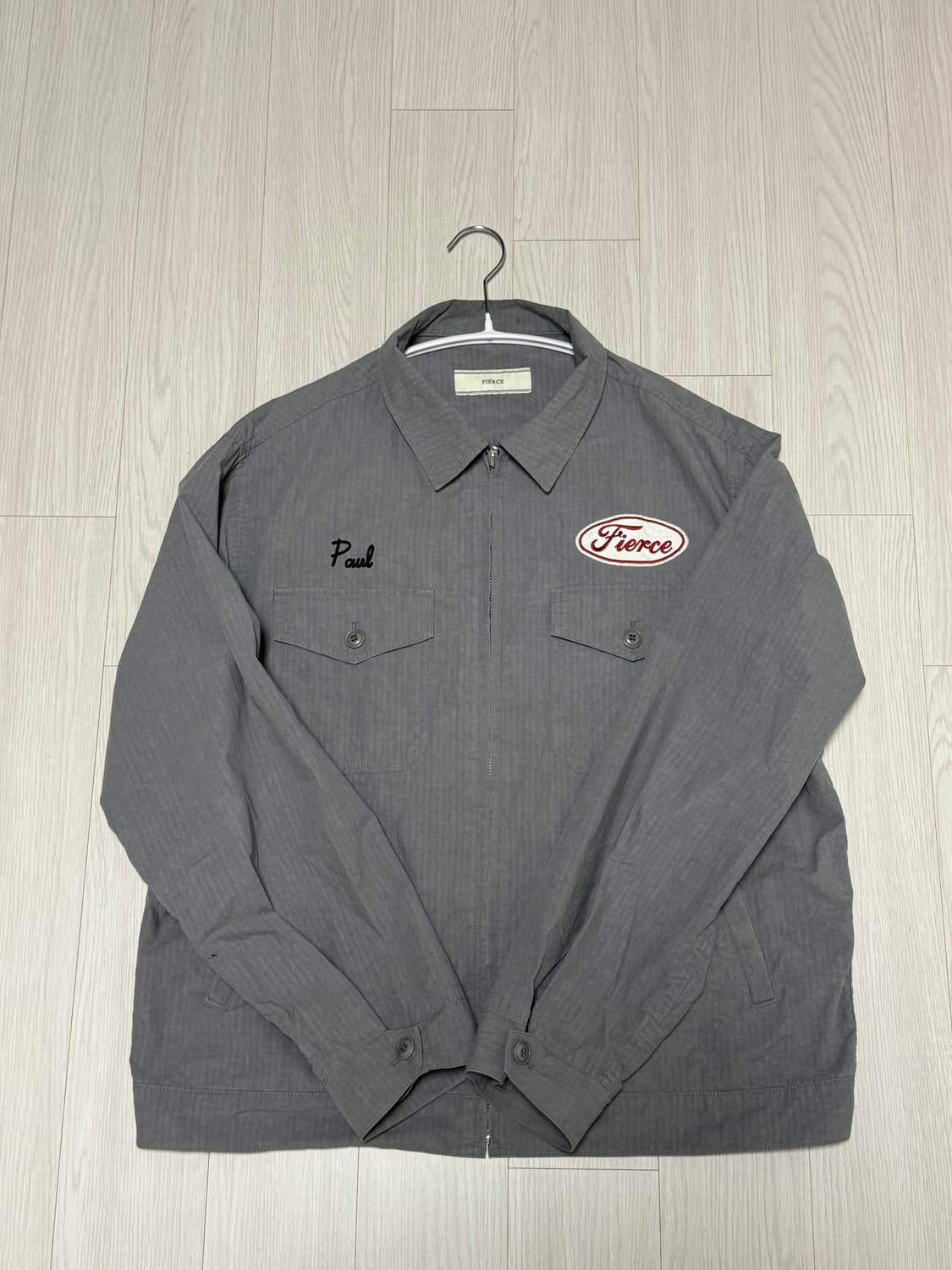 Fierce Mechanic jacket Grey L Size 상품이미지2