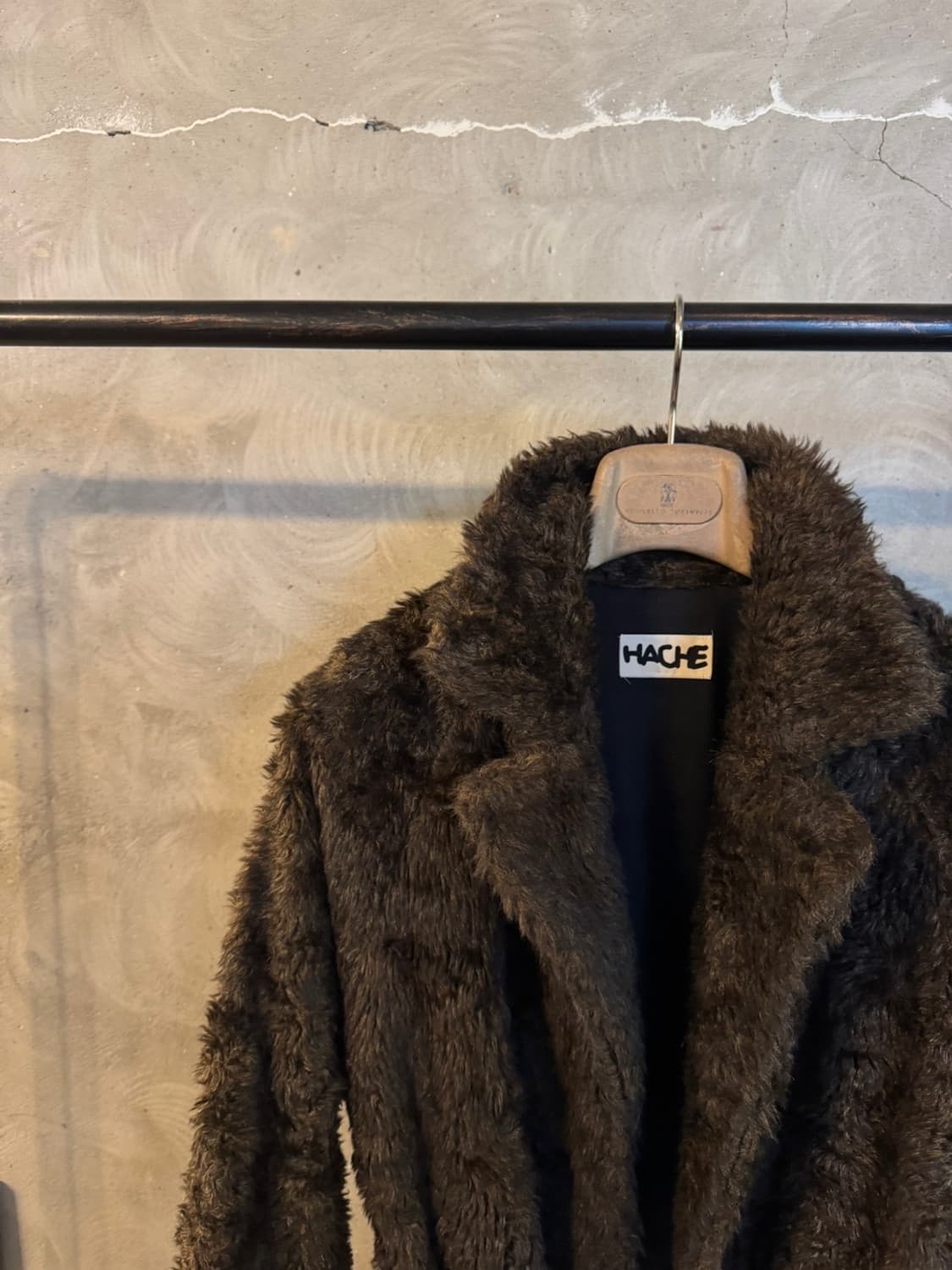 HACHE 아카이브 레더 시어링 코트 55~66 상품이미지7