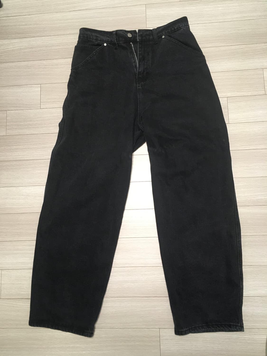 스웨이드 CONTOUR POCKET DENIM [BLACK] 상품이미지3