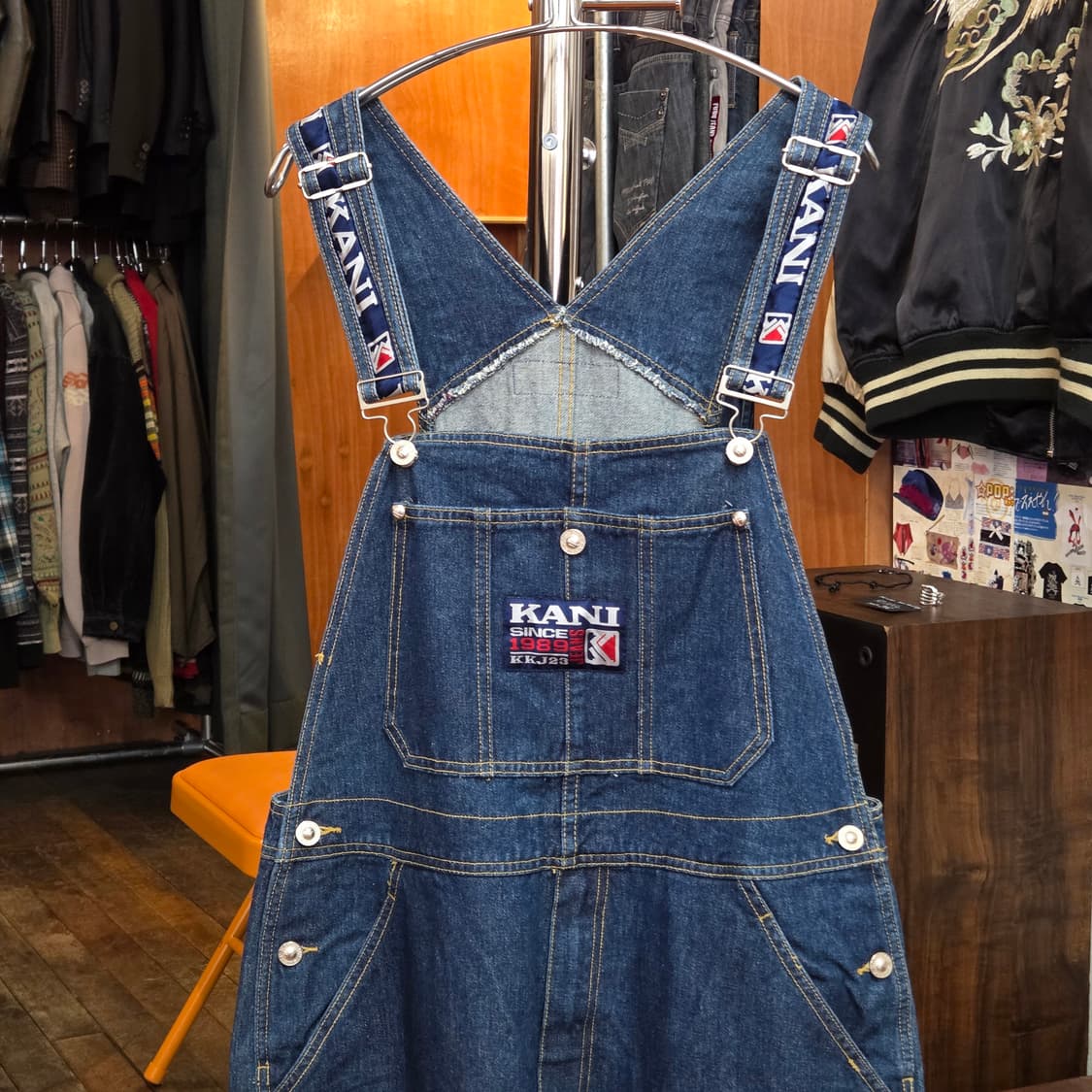 칼카니 올드스쿨 카펜터 데님 오버롤 상품이미지3