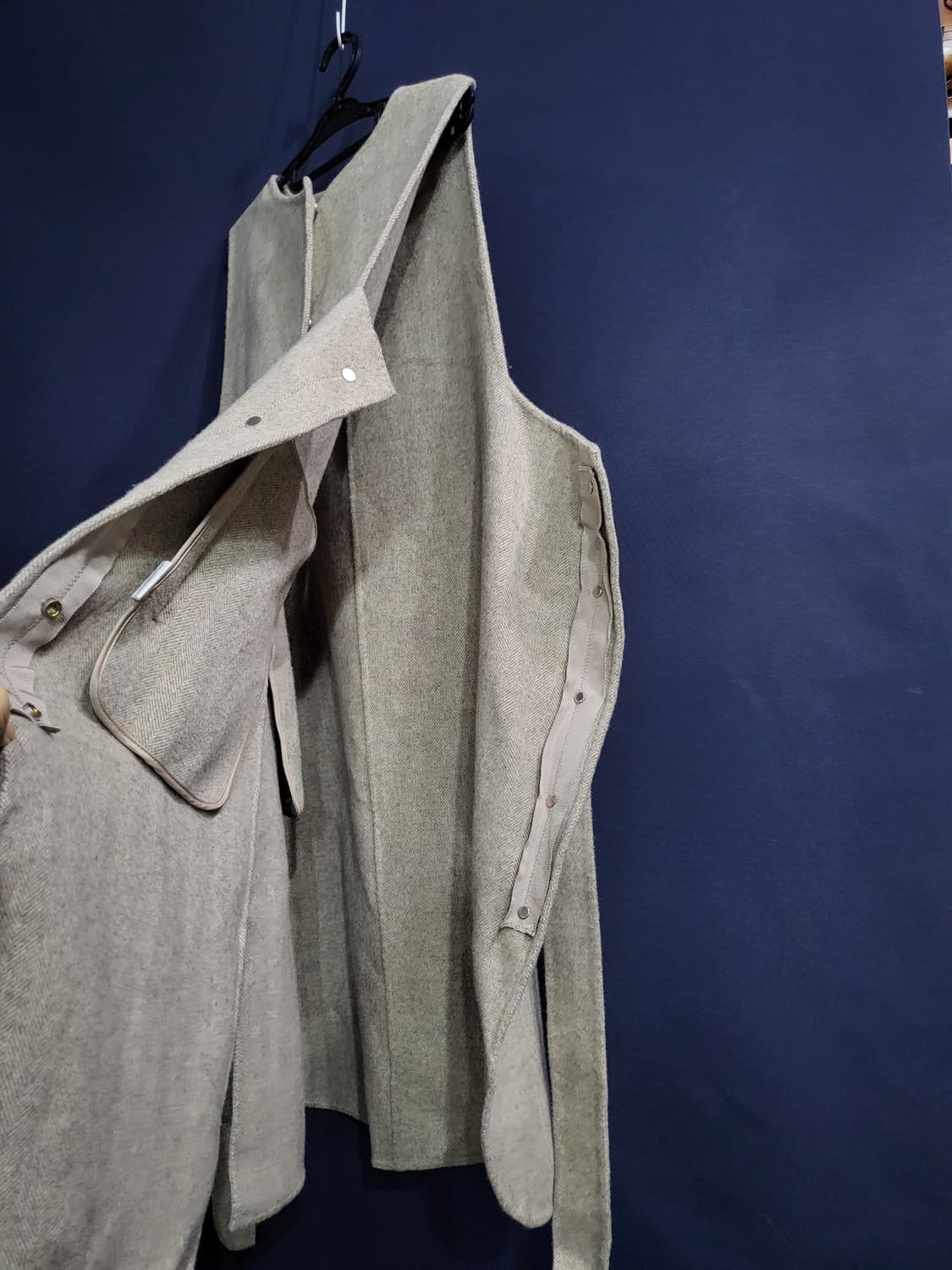 팔라스 울 핸드메이드 롱베스트 상품이미지5