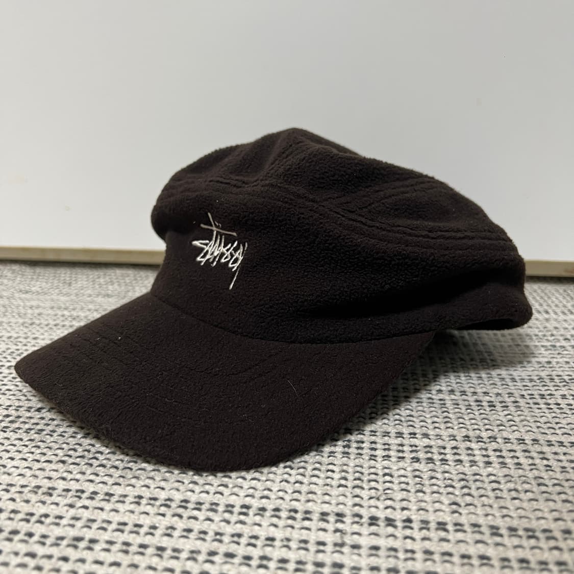 스투시 플리스 패널캡 브라운 남여공용 상품이미지2