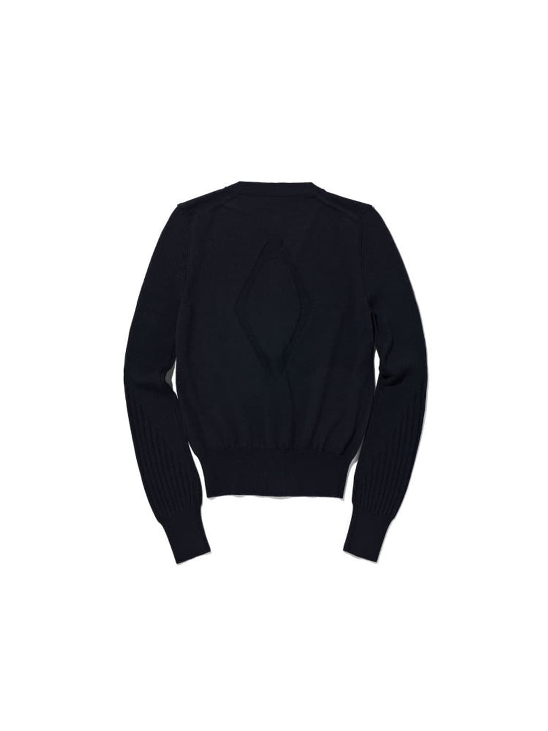 [M] 미스치프 V-NECK WOOL KNIT CARDIGAN 블랙  상품이미지3