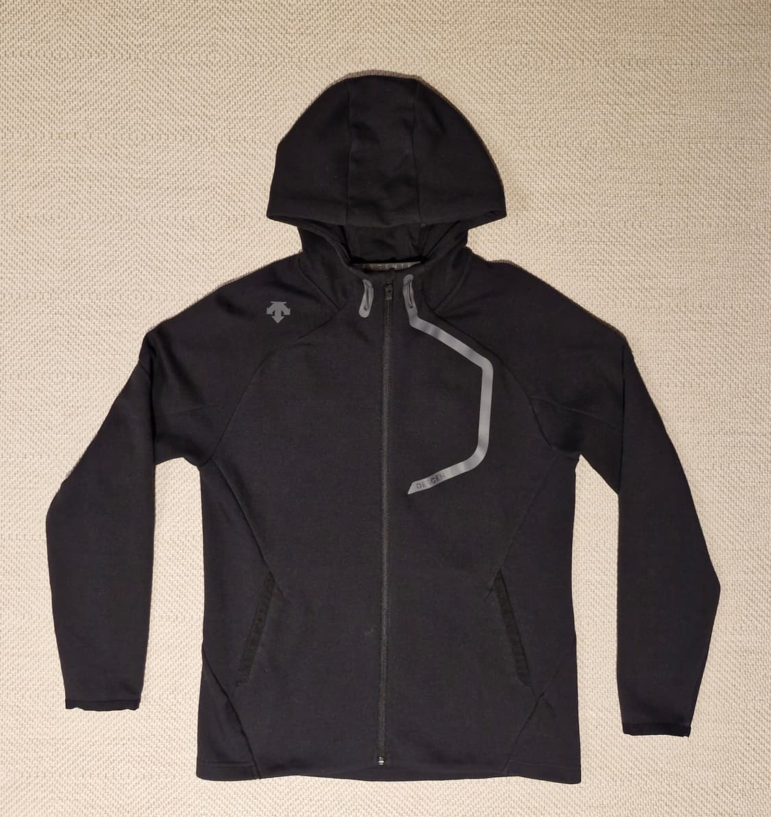 데상트 남녀공용 오가닉코튼 후드집업 L  상품이미지2