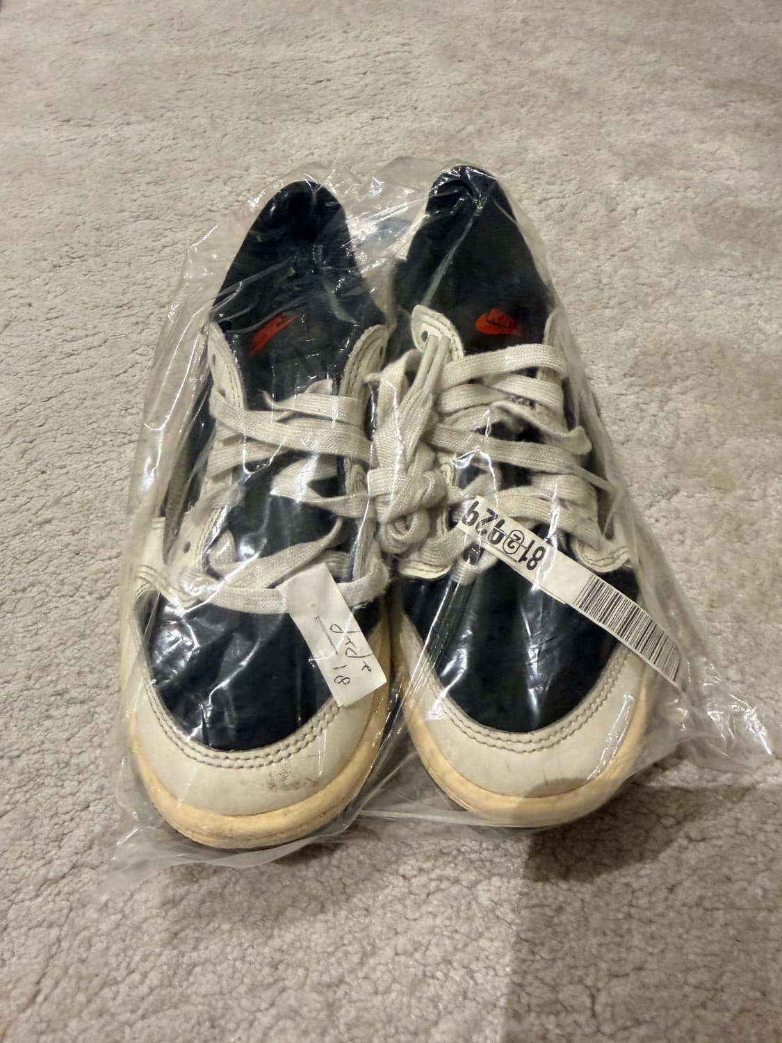 조던 1 x 트래비스 스캇 레트로 로우 OG SP 미디움 올리브 키즈 상품이미지3