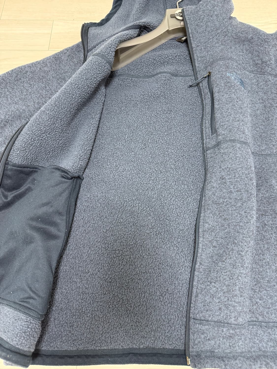 노스페이스 빈티지 남색 후드집업 XL 상품이미지2