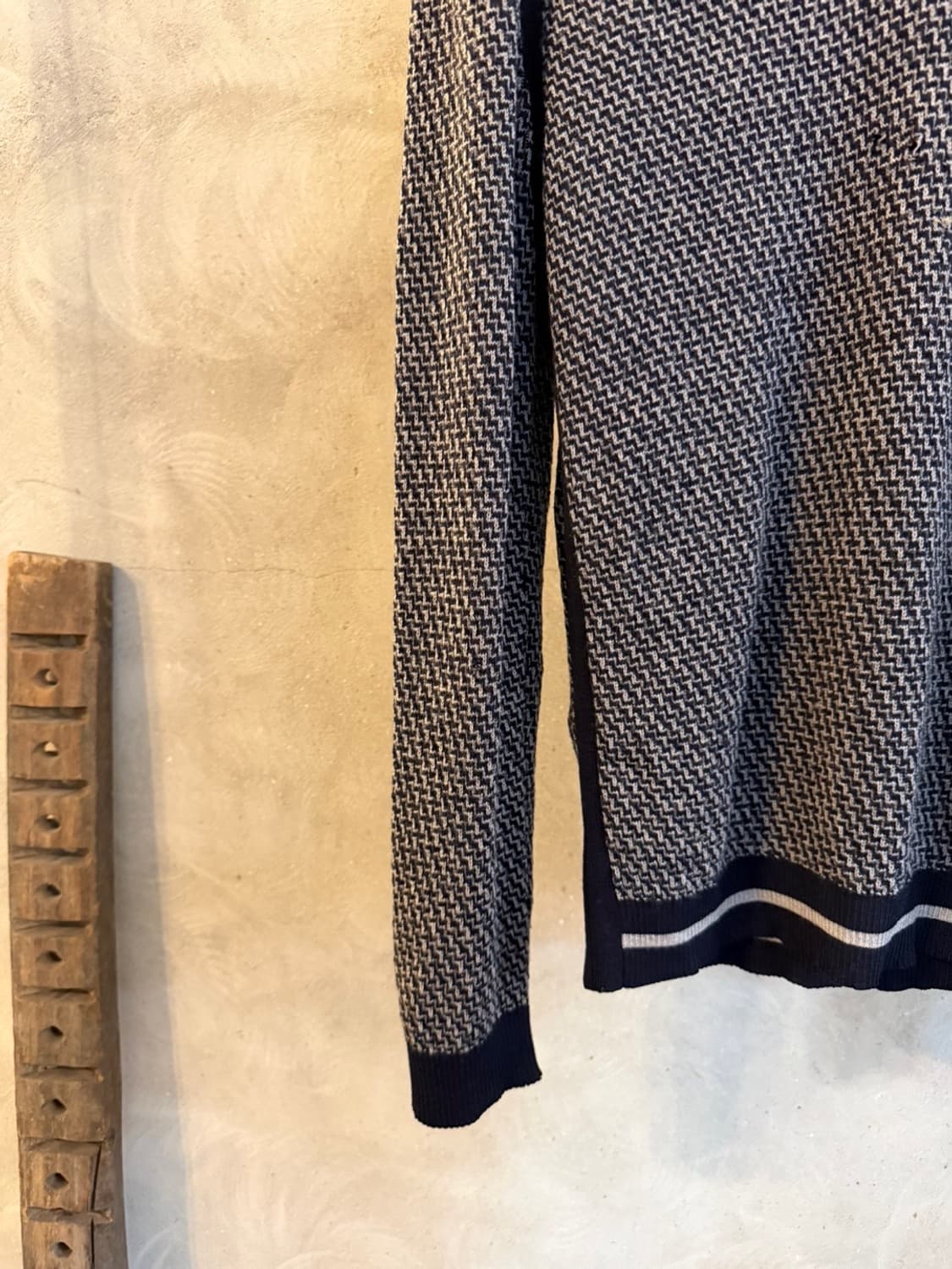 Z제냐 브이넥 니트 100 상품이미지4