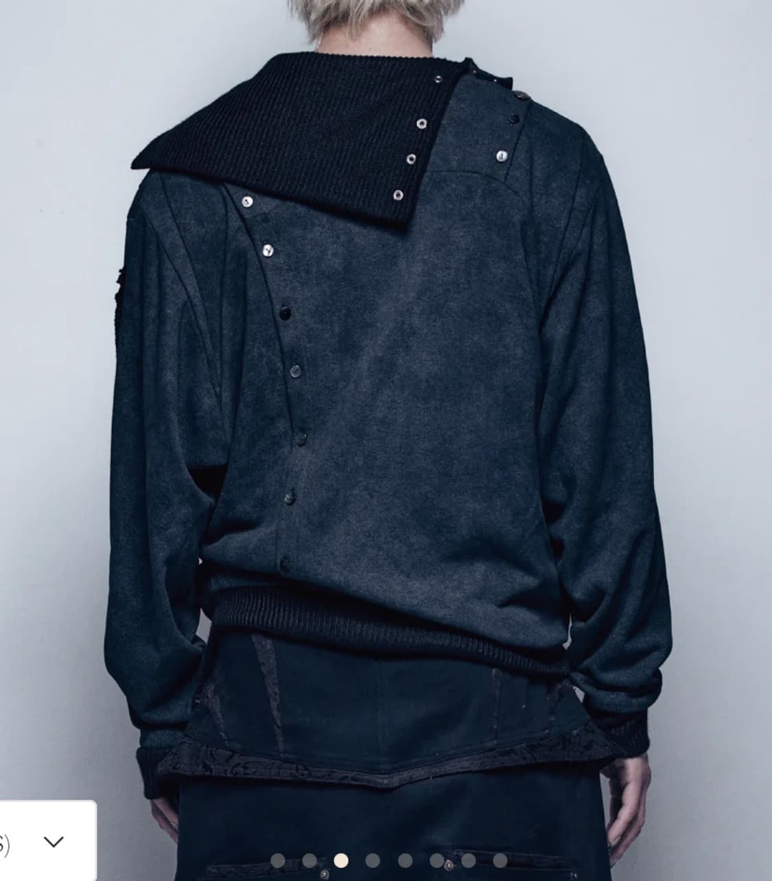 후화후화 서우 착용) 루키딩 25AW-006 JACKET 블루 상품이미지5