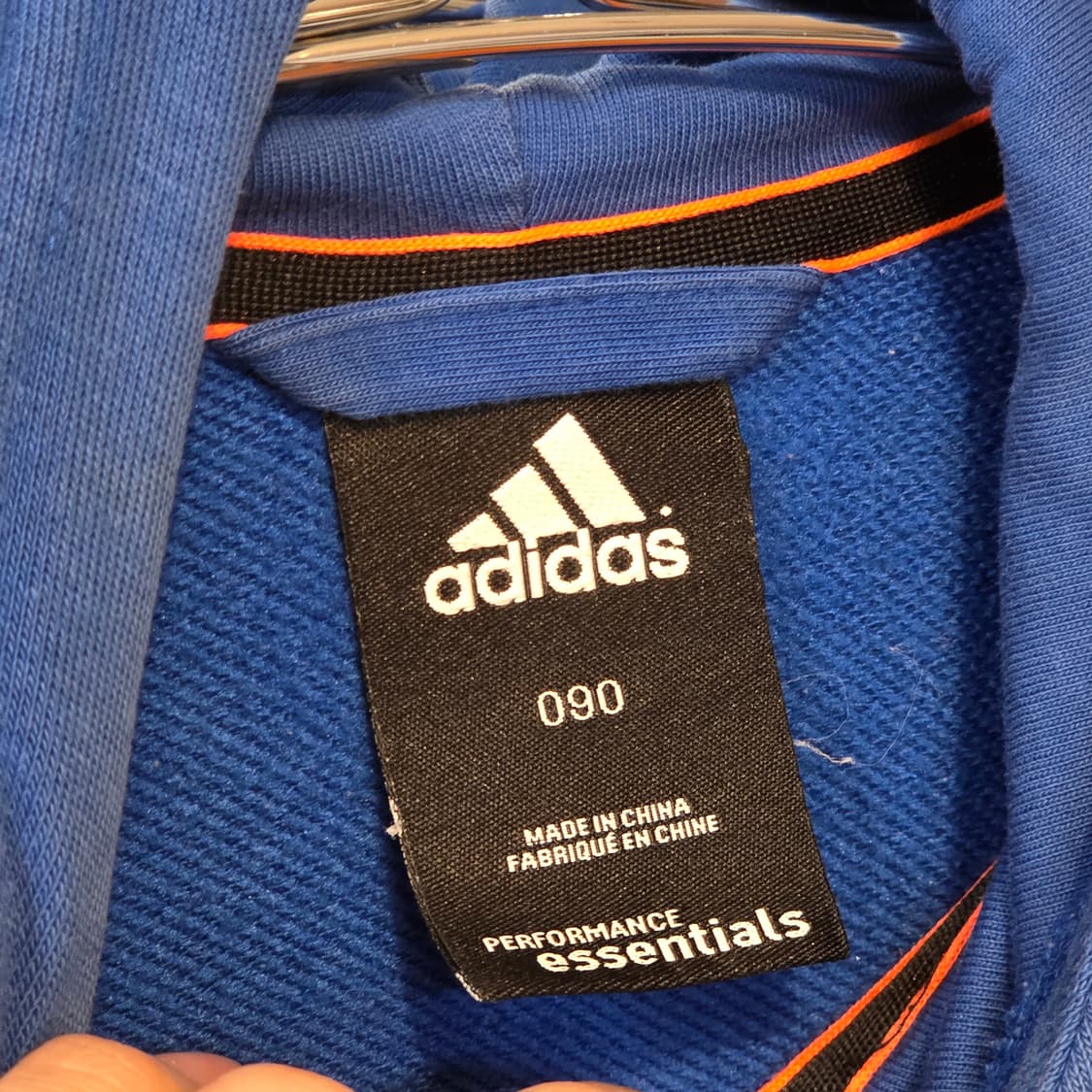 아디다스 블루 사이드 라인 후드집업 상품이미지9