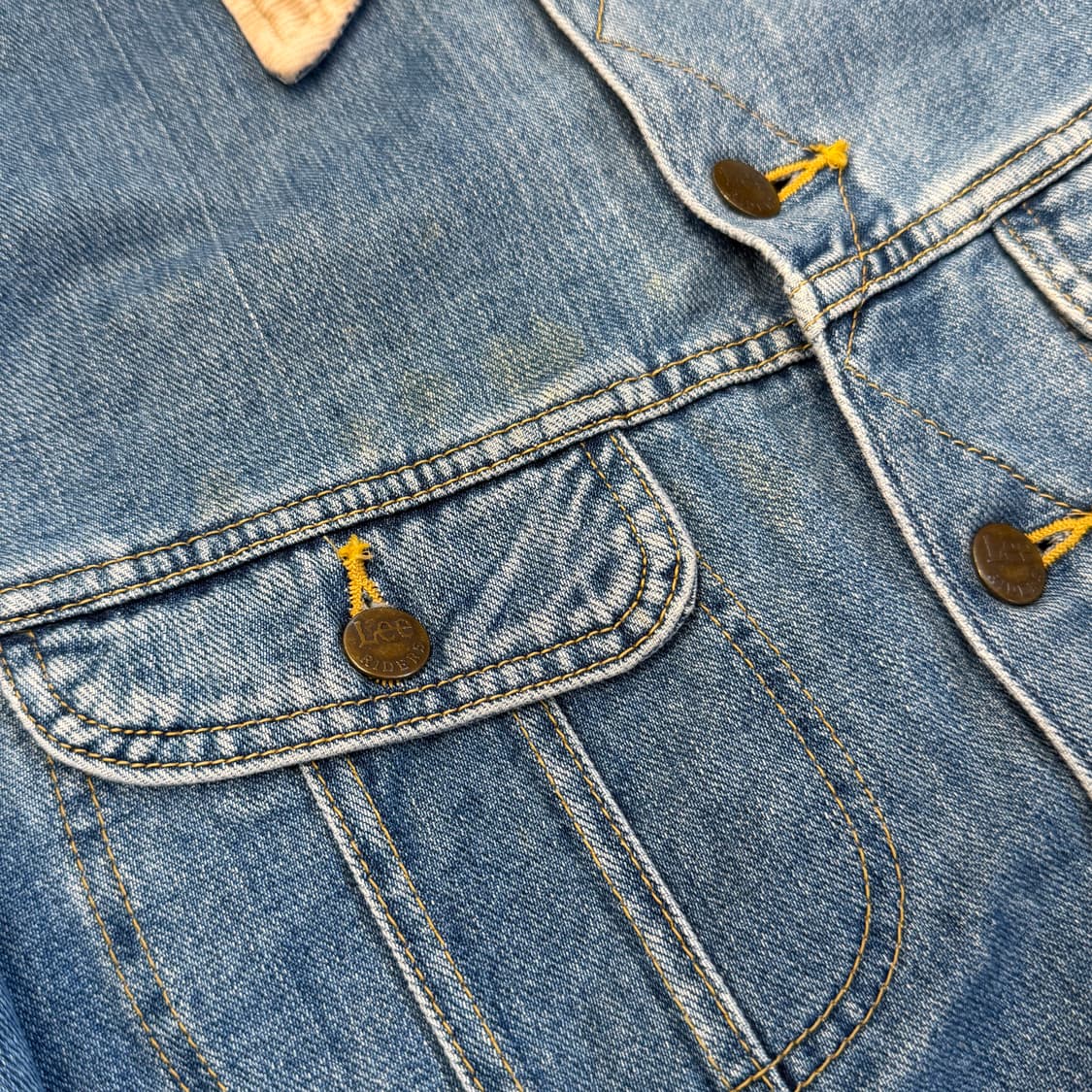 90s Lee 스톰라이더 데님 트러커 자켓 [ 100 ] 상품이미지3