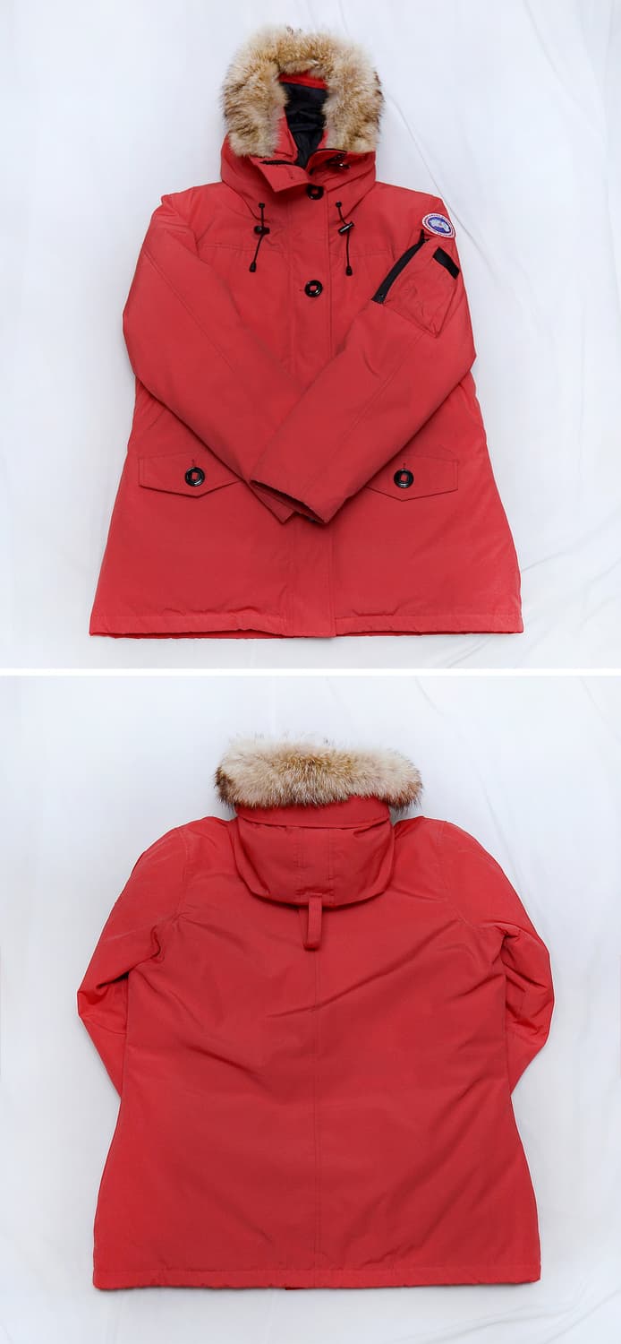 캐나다구스 몬테벨로 헤리티지 다운 패딩 파카 레드 (WXL / 100+) 상품이미지3