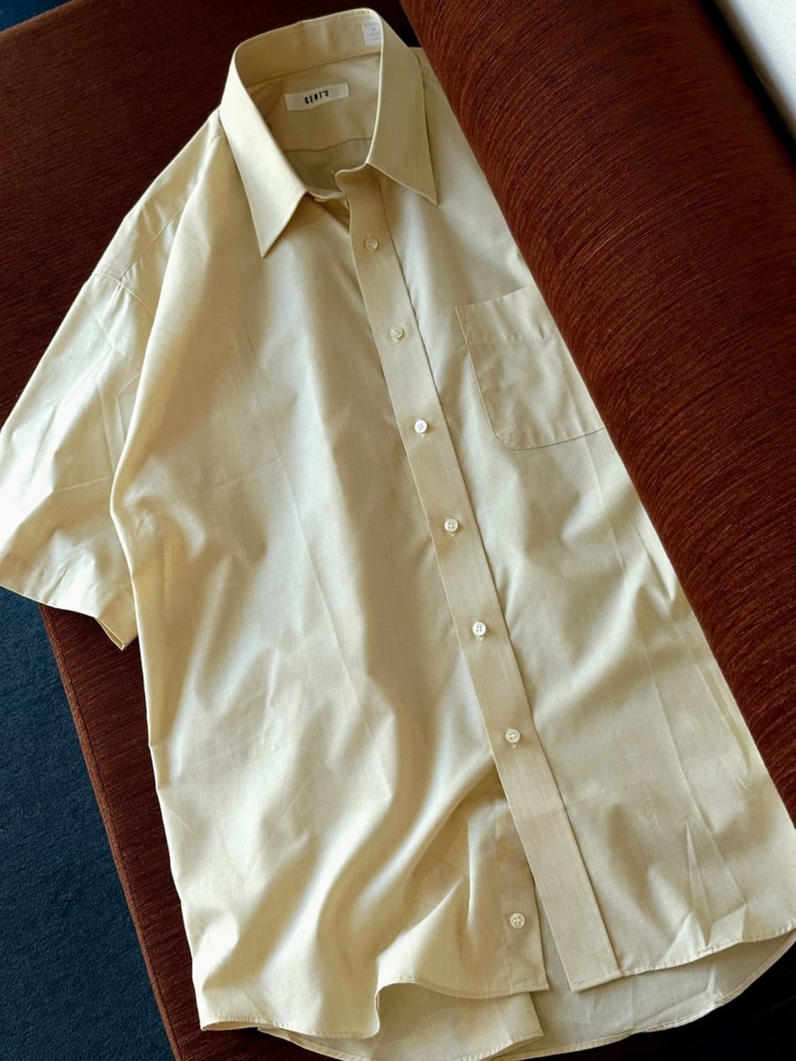 High gauge light cotton poly H/S shirt 상품이미지3
