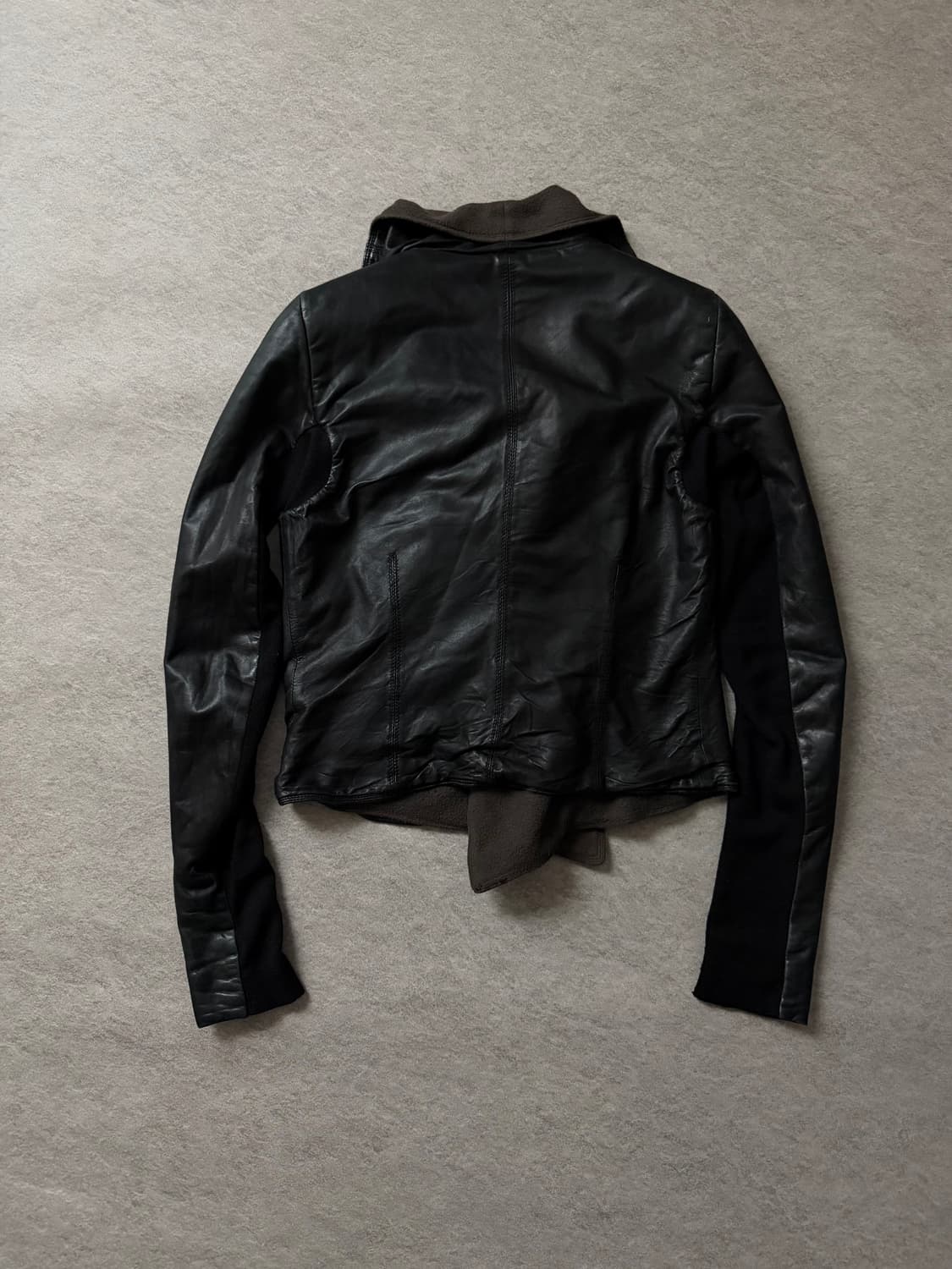 릭오웬스 램스킨 하이넥 자켓 상품이미지3