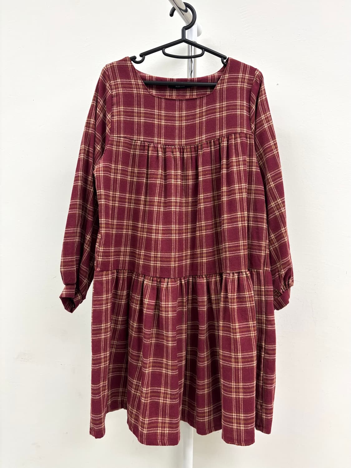 빈티지 모리걸 체크 원피스 상품이미지4