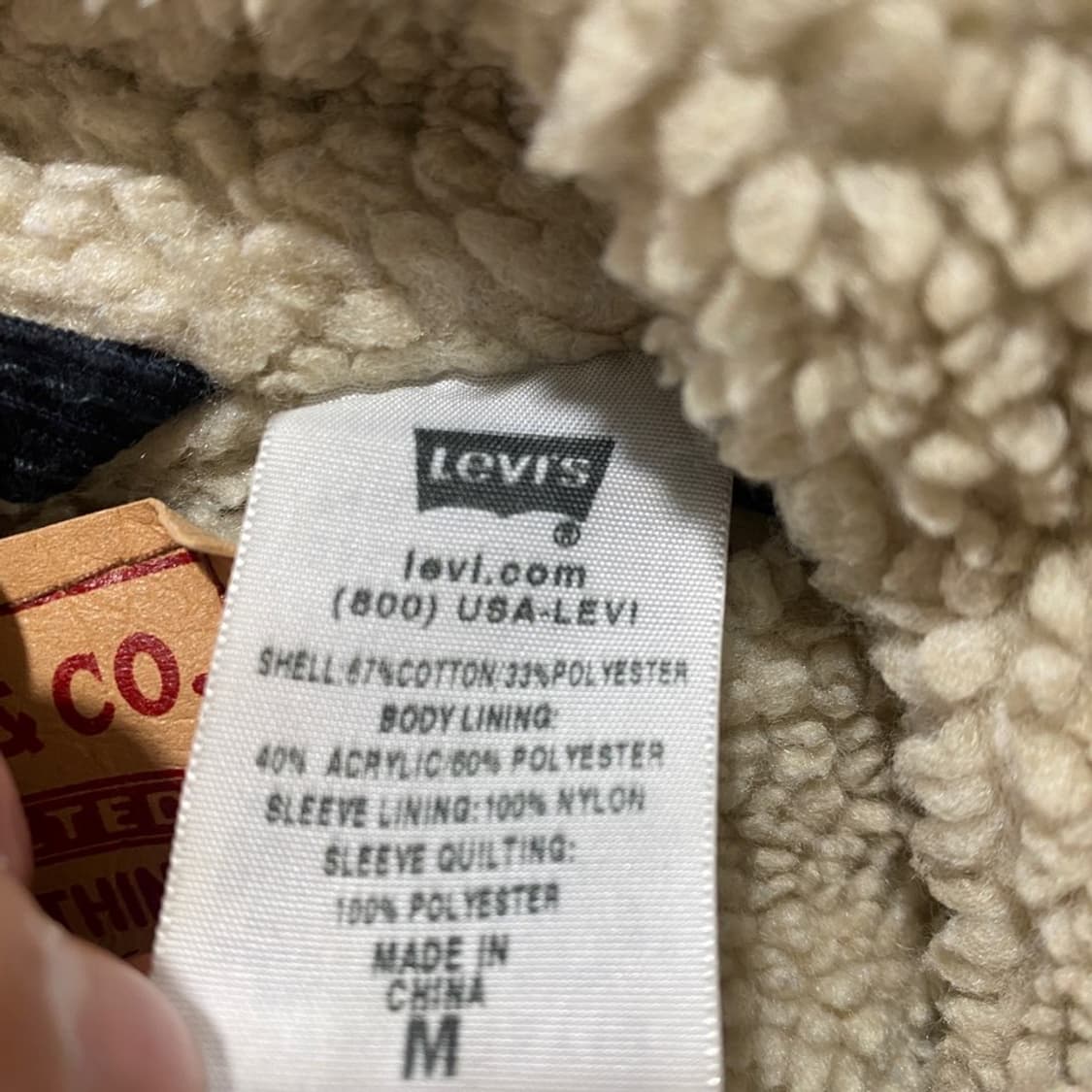 리바이스 블랙골덴 세르파 자켓 상품이미지7