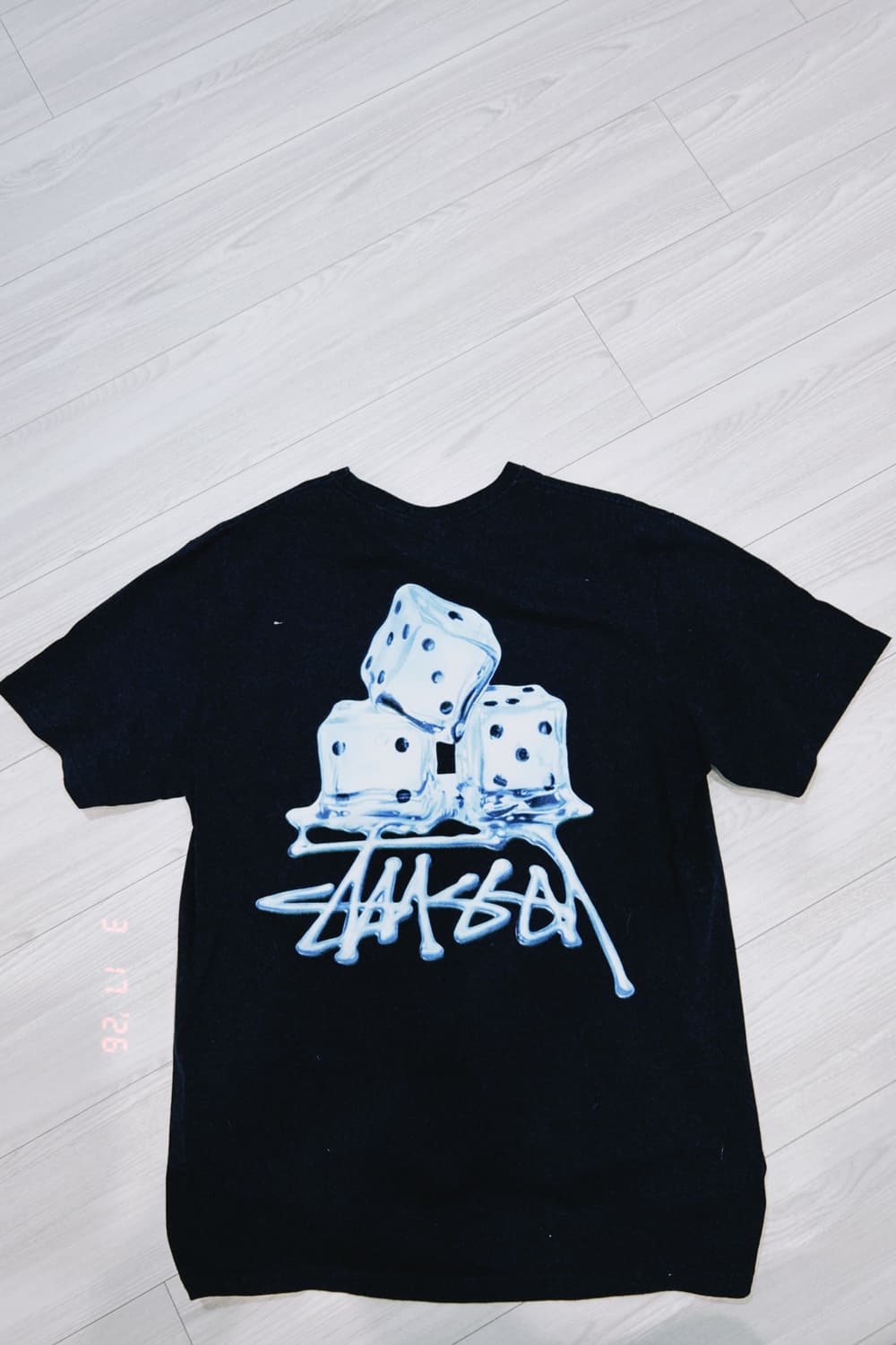 스투시 멜티드 블랙 티셔츠 블랙 L사이즈입니다 상품이미지2